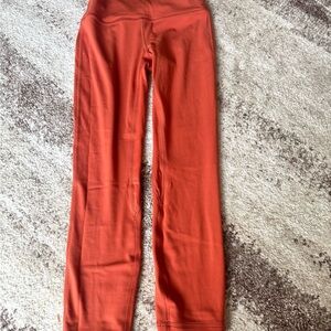 lululemon athletica Kids Burnt Orange Leggings